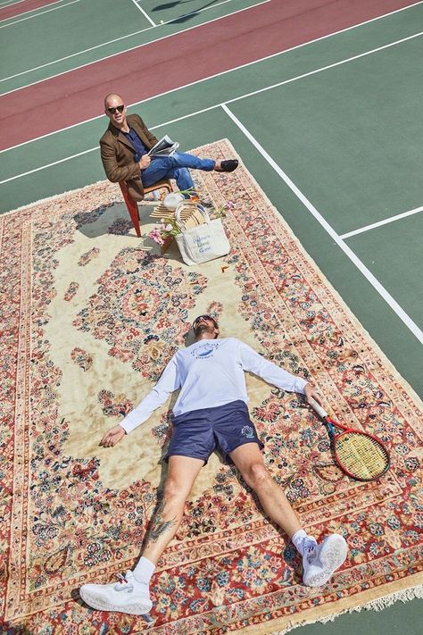 How Long Gone x Palmes Tennis Society Capsule | HYPEBEAST Tennis Photoshoot, Tennis Shorts, Entertainment Design, Long Gone, Tennis Clubs, Next Fashion, Hey Dude, Tennis Balls, Sporty And Rich