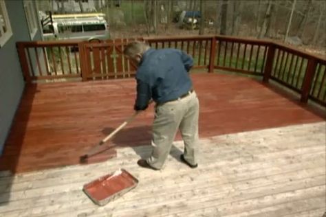 How to Restore and Maintain a Deck  Learn how to give your deck an instant makeover; includes details on pressure washing, using a deck brightener, stain and water sealant. Big help for me!!! How To Give, Pressure Washing, Yard Work, The Deck, Home Repairs, Home Maintenance, Outdoor Projects, Home Repair, Household Hacks