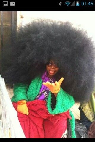 This woman holds the world record of having the largest afro! #hair inspiration Afro Hair Art, Big Afro, Huge Hair, Afro Curls, Big Hair Dont Care, Girls Natural Hairstyles, Beautiful Natural Hair, Pelo Afro, Hair Crush