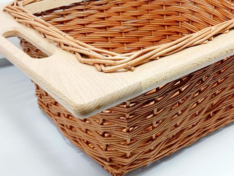 PRICES MAY VARY. Wicker Imported USEFUL ADDITION - Baskets are woven over solid beech frames which slide on wood runners DURABLE AND LONG LASTING - Two handles drilled into frame DIMENSIONS - Two size options (Please see details below) DESIGN - Baskets are handmade, therefore variations in patterns may occur MATERIAL - Basket: Wicker, Frame: Beech. Finish Basket: Natural, Lacquered dipped SMALL BASKET DIMENSIONS - 21 1/4 Inch Depth x 7 7/8 Inch Height x 11 5/16 Width. Please calculate and add fo Wicker Basket Drawers, Kitchen Inventions, Basket Drawers, Frameless Cabinets, Large Basket, Vegetable Basket, Small Basket, Kitchen Island Design, Kitchen Drawers