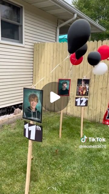 Evite on Instagram: "A literal walk down memory lane. 🥲 This mom decorated the entrance to her son's graduation party with all his yearbook photos...and we're getting pretty emotional just watching it. 🎓  📷: mcshell5670 on TikTok  #evite #grad #graduation #graduating #gradparty #gradseason #momsofinstagram #mom #momlife #dad #dadsofinstagram" Walk Down Memory Lane Graduation, A Trip Down Memory Lane Party Ideas, Memory Lane Party Ideas, Graduation Memories, Party Entrance, Walk Down Memory Lane, Sons Graduation, Yearbook Photos, Grad Photos