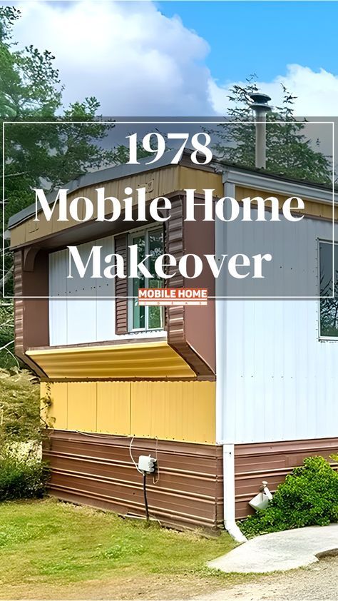 Trailer Diy Ideas Mobile Homes, Beautiful Trailer Homes, Mobile Home Tub Makeover, 1978 Home Decor, Decorating Ideas For Mobile Homes, Mobile Home Conversion, How To Decorate A Mobile Home Single Wide, Modular Home Upgrades, Remodel Old Mobile Home