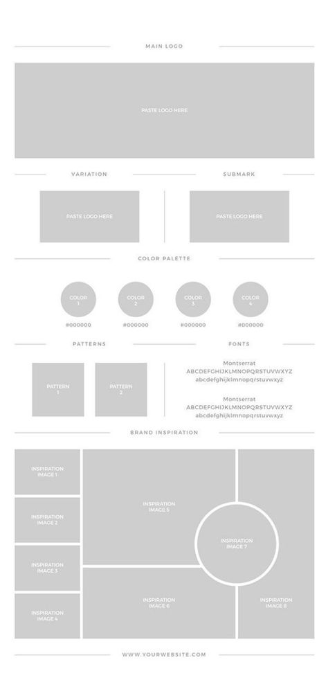 Tableaux de marque / Carreaux de style VOL Mood Board Layout, Design Portfolio Layout, Logo Design Presentation, Board Layout, Brand Guidelines Design, Logos Photography, Brand Board Template, Brand Boards, Style Tiles