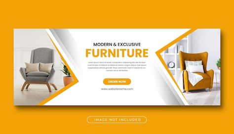 Furniture Facebook Cover Design, Blog Banner Design, Homepage Inspiration, Cover Photo Design, Creative Banners, Facebook Cover Design, Blog Banner, Facebook Cover Template, Furniture Catalog