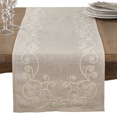 Natural Table, Embroidered Table Runner, Linen Collection, Hardanger Embroidery, Table Runner Pattern, Types Of Embroidery, 자수 디자인, Linnet, Table Linen