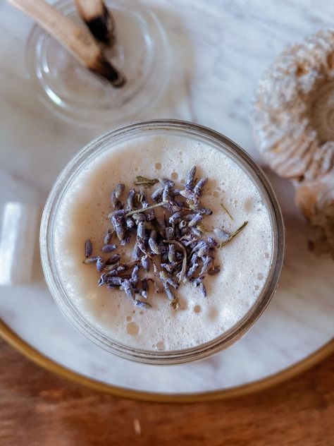 Dandy Blend Recipes, Dandy Blend, Edible Lavender, Simple Syrup Recipes, Coffee Alternative, Latte Recipe, Syrup Recipe, 2 Step, Coffee Latte