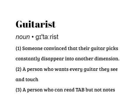 Quotes For Guitarist, Guitarist Quotes, Insta Edits, Player Quotes, Word Definitions, Guitar Picks, Guitar Player, Music Quotes, Guitarist