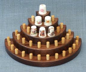 semicircular thimble display rack Souvenir Display, Collectible Thimble, Dream Craft Room, Vintage Sewing Machines, Sewing Rooms, Button Art, Display Rack, Shop Display, Sewing Machines