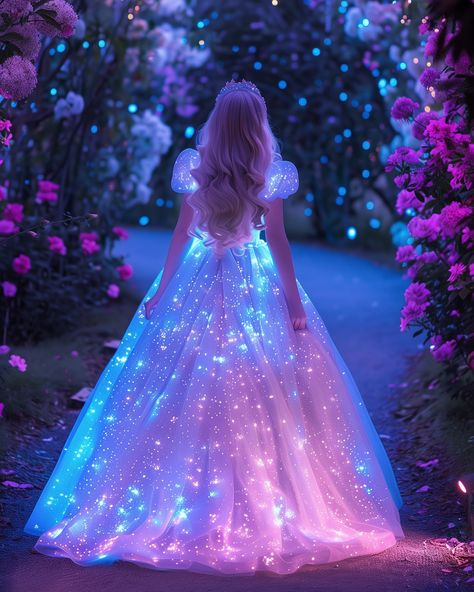 Catching the starlight with every step ✨🌌 #twinkletime Light Up Dresses, Slay Outfits, Purple Vibe, Fancy Dresses Long, Pretty Prom Dresses, Fantasy Dress, Dress Picture, Dress Cuts, Fancy Dresses