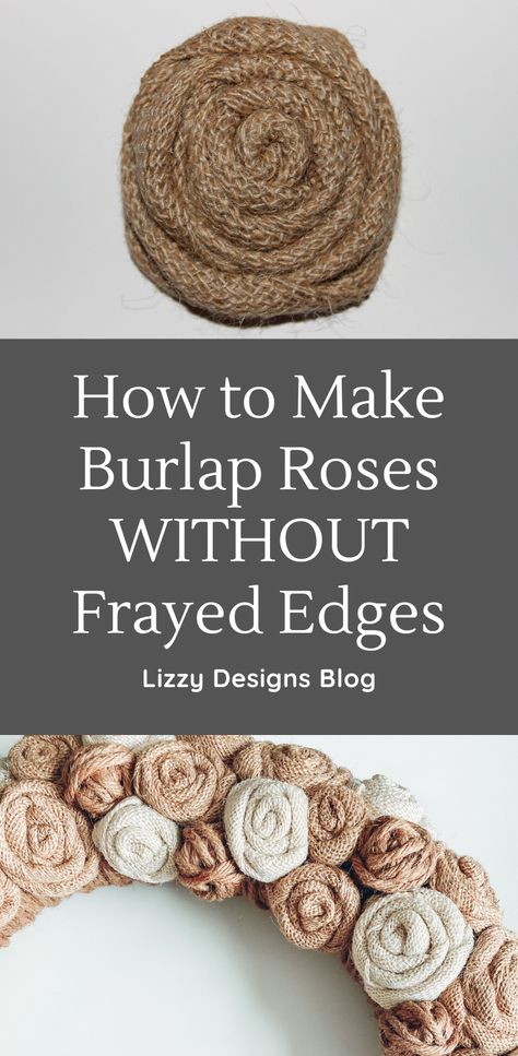 Burlap Flowers Diy How To Make, How To Make Burlap Roses, How To Make Burlap Flowers, Burlap Flowers Diy Easy, Greige Decor, Burlap Flowers Diy, Burlap Roses Diy, Diy Burlap Flowers, Burlap Roses Tutorial