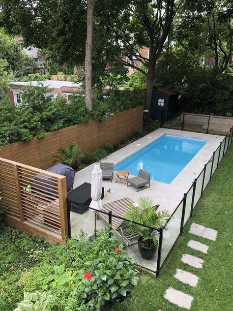 Would you like to have your own pool at a low price or on a budget? Then go to rexgarden.com now and see the best reviews so you can get the pool of your dreams without spending a lot of money. #homedecor #pool #garden #poolideas #pooldesign Small Inground Pool Ideas, Ideas De Piscina, Small Inground Pool, Inground Pool Ideas, Pools Backyard Inground, Small Swimming Pools, Small Pool Design, Inground Pool, Backyard Pool Landscaping