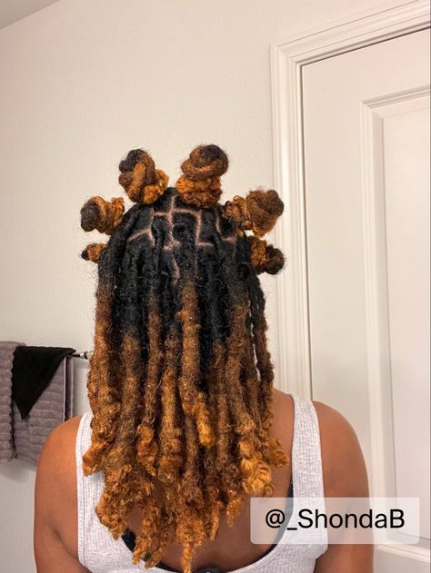 Bantu Knot Loc Styles, Bantu Knots Locs Hairstyles, Thick Loc Styles For Women, Locs Starter, Marley Locs, Bantu Knot Styles, Loc Ideas, Loc Nation, Thick Locs