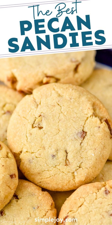 Pecan Sands Cookies, Keto Pecan Sandies Cookies, Pecan Sugar Cookie Recipe, Pecan Sandies Cookies Pioneer Woman, Salporanz Cookies Recipe, Homemade Pecan Sandies, Dads Cookies Recipe, Easy Pecan Cookies Recipes, Peanut Butter Pecan Cookies