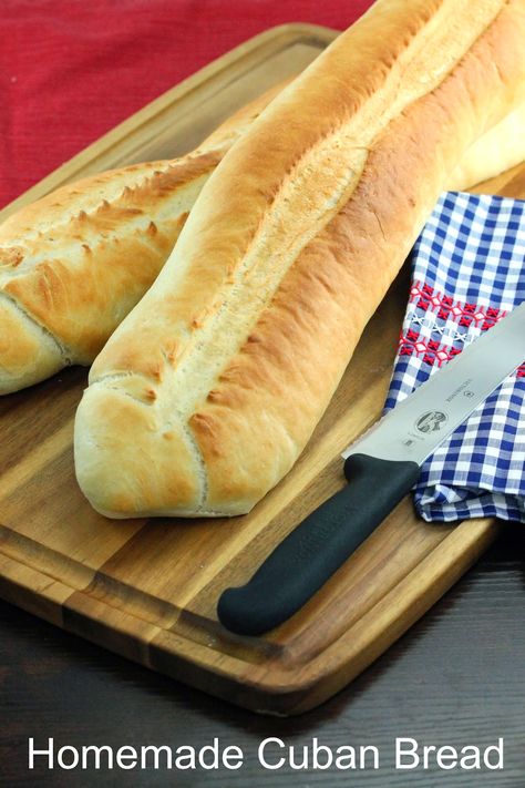 You searched for Cuban bread - thestayathomechef.com Cuban Bread, Stay At Home Chef, Cuban Dishes, Loaves Of Bread, Cuban Cuisine, Loaf Of Bread, Cuban Recipes, Bread Machine Recipes, Bread Recipes Homemade