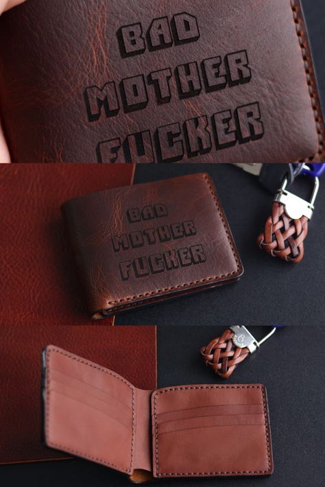 A wallet from Pulp Fiction movie. Made by hand from Horween leather Pulp Fiction Movie, Bad Mother, Fiction Movies, Horween Leather, Leather Wallets, Welding Projects, Pulp Fiction, Leather Wallet, Belts