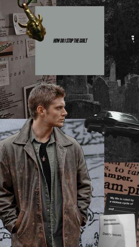 dean winchester aesthetic collage wallpaper Dean Winchester Aesthetic Wallpaper, Dean Winchester Aesthetic, Winchester Aesthetic, Aesthetic Collage Wallpaper, Supernatural Wallpaper, Collage Wallpaper, Aesthetic Collage, Dean Winchester, Jensen Ackles