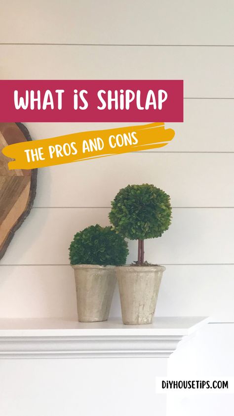 Learn what shiplap is, its pros and cons, and how to use it to elevate your home decor. Get inspired and add a touch of rustic elegance to your space. 🏡✨ #shiplap #ShiplapDecor #HomeRenovation #InteriorDesign" How To Use Shiplap In Your Home, Shiplap Wall With Cabinets, How To Do Shiplap Walls, Joanna Gaines Shiplap, Horizontal Shiplap, Shiplap Boards, Popular Interior Design, Ship Lap Walls, Joanna Gaines