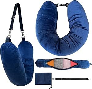 Airplane Travel Essentials, Airplane Pillow, Travel Neck Pillow, Flight Essentials, Travel Pillows, U Shaped Pillow, Inflatable Pillow, Airplane Essentials, Shaped Pillow