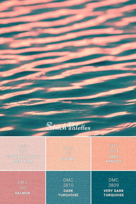 Turquoise And Pink Palette, Teal And Salmon Bedroom, Blue Green Salmon Color Palette, Pink Navy Turquoise Color Palettes, Teal Pink Gold Color Palette, Light Teal Colour Palette, Dark Turquoise Palette, Shrimp Color Palette, Teal And Blush Color Palette