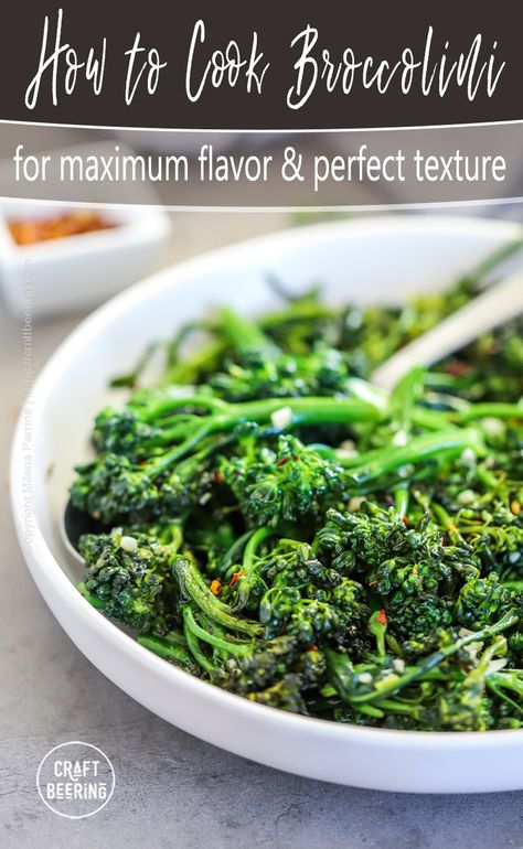 Parmesan Broccolini Recipe, Meals With Broccolini, Broccolini And Mushroom Recipe, Cooking Broccolini On Stove, Best Way To Cook Brocollini, Broccolitini Recipes, Best Broccolini, Best Way To Cook Broccolini, How To Make Brocollini