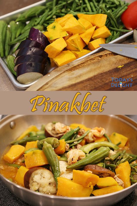 Pakbet Recipe, Filipino Vegetable Dishes, Pinakbet Recipe, Filipino Vegetable Recipes, Bagoong Alamang, Pilipino Food Recipe, Mix Vegetable Recipe, Pork And Shrimp, Easy Filipino Recipes