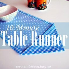 10 Minute Table Runner, Free Printable Sewing Patterns, Table Runner Tutorial, Table Runner Diy, Crafts For Teens To Make, Printable Sewing Patterns, Table Runner And Placemats, Table Runner Pattern, Quilted Table Runners