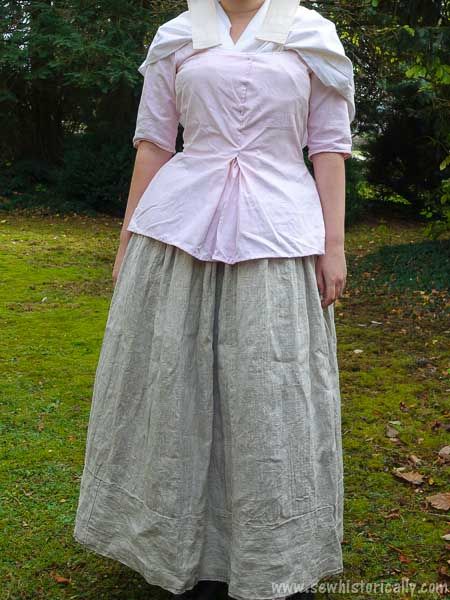 18th Century Working Woman Outfit Working Woman Outfit, 18th Century Working Woman, 18th Century Jacket, 18th Century Gown, Woman Outfit, Short Gowns, Types Of Jackets, Linen Skirt, Working Woman