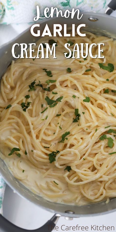 Light Butter Sauce For Pasta, Light Pasta Sauce Olive Oil, Pasta Sauce With Chicken Broth, Lemon Gravy Sauce, Lemon Basil Cream Sauce Recipe, Light Garlic Sauce For Pasta, Lemon Creme Sauce Pasta, Lemon Cream Cheese Pasta Sauce, Lemon Heavy Cream Sauce