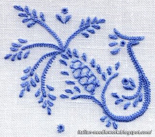 Italian Needlework: Punt a Brodu Italian Embroidery, Learning Something New, Bayeux Tapestry, Hand Embroidery Projects, Needlework Embroidery, French Knot, Crewel Embroidery, Embroidery Needles, Embroidery Fashion