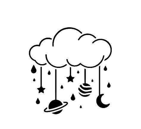 nothing like the rain when you’re in outer space Space Drawing Simple, Aesthetic Space Drawings, Doodle Art For Wall, Space Drawings Aesthetic, Doodle Art Easy Inspiration, Simple Space Drawings, Cute Planet Drawings, Simple Wall Drawing Ideas, Aesthetic Simple Drawings