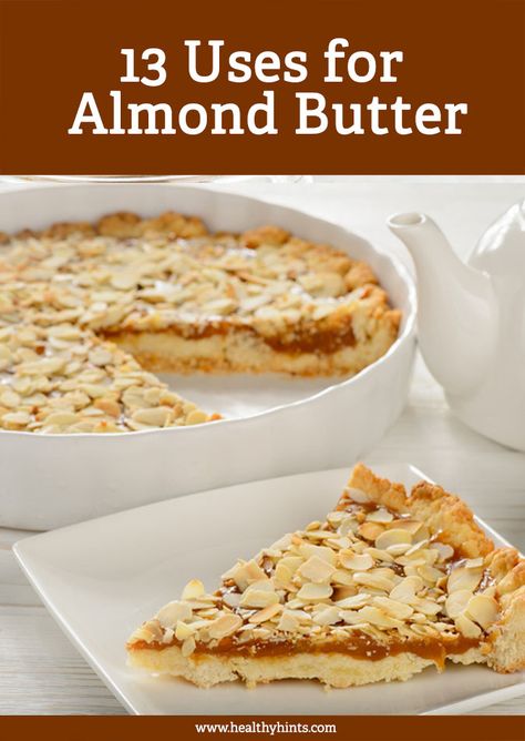 13 Everyday Uses for Almond Butter - Healthy Hints Healthy Chicken Spaghetti, Almond Butter Snacks, Almond Butter Recipes, Frozen Chocolate, Quick Snack, Breakfast Bars, Apple Butter, Quick Snacks, Camping Food