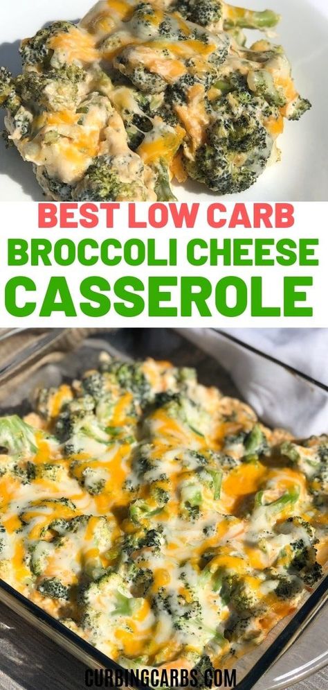 Easy Broccoli Cheese Casserole, Broccoli Cheese Casserole Easy, Broccoli And Cheese Casserole, Broccoli Cheese Bake, Cena Keto, Law Carb, Healthy Broccoli, Broccoli Cheese Casserole, Easy Broccoli