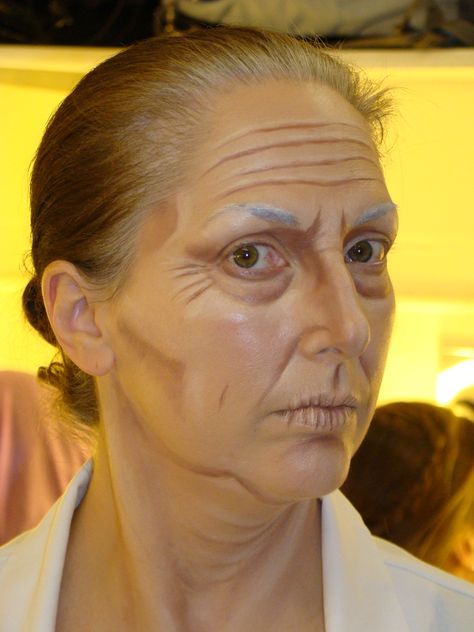 old age Old Man Makeup, Old Lady Halloween Costume, Old Lady Makeup, Haunted House Makeup, Plain Makeup, Old Age Makeup, Small Stage, Aging Makeup, Play Makeup