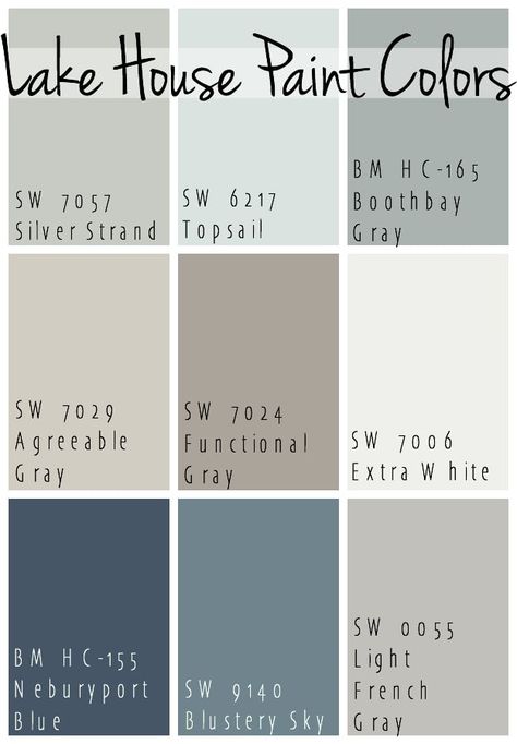 Lake House Paint Colors, House Paint Colors, Agreeable Gray, Gray Paint, House Color Schemes, Grey Paint Colors, Budget Planer, Bedroom Paint Colors, Shades Of Gray