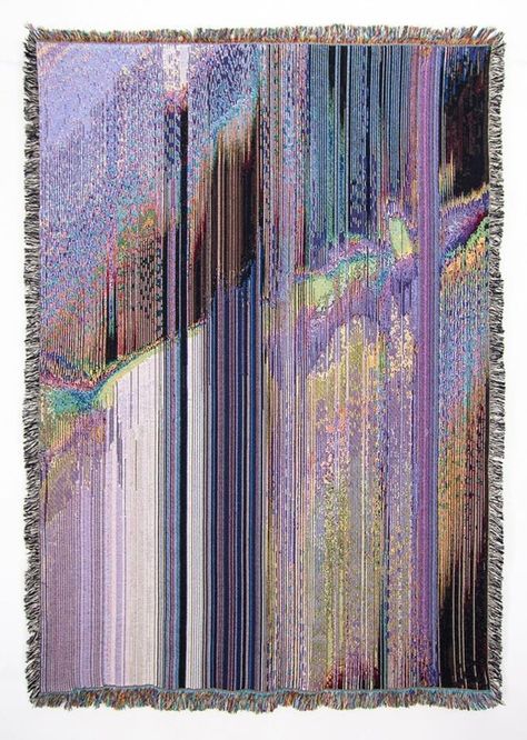 Motifs Textiles, Textil Design, Illustrator Design, Plakat Design, Cotton Throw Blanket, Glitch Art, Woven Throw, Blanket Designs, Jacquard Weave