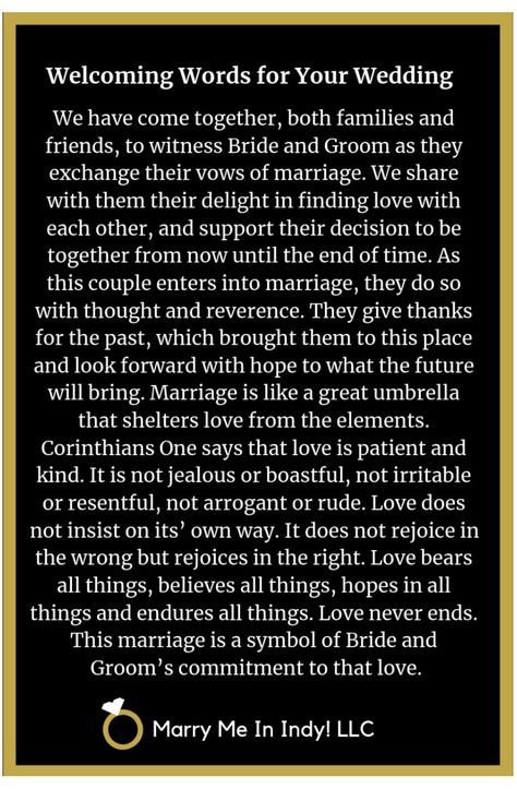 Welcome Words For Wedding, Meaningful Wedding Ceremony Ideas, Wedding Ceremony Script Officiant Christian, Wedding Invocation Ideas, Welcoming Words For Wedding Ceremony, Wedding Ceremony Welcome Script, Sample Wedding Ceremony Script, Ordained Minister Speech Wedding Script, Ceremony Script For Officiant