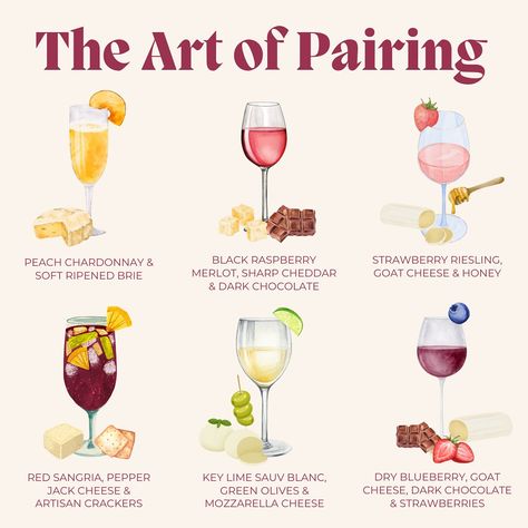 The Art of Pairing class is back! 🎨🍷 Join us on August 24th at 7 PM for an evening of delicious wine and food pairings. Learn the secrets to matching flavors like a pro and elevate your tasting experience. Don’t miss out on this flavorful journey! Diy Wine Tasting Party, Charcuterie Cart, Fruit Pairings, Wine Pairings Chart, Wine And Food Pairings, Wine Tasting Food, Cookbook Club, Wine Basics, Cheese Wine