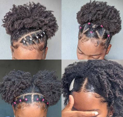 Cabello Afro Natural, Cute Natural Hairstyles, Natural Hair Bun Styles, Twisted Hair, Hair Puff, Protective Hairstyles For Natural Hair, Amazing Hairstyles, Quick Natural Hair Styles, Natural Afro Hairstyles