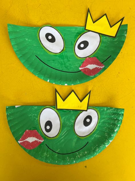 Fairytale Art Activities For Preschool, Fairy Tail Art For Preschool, Frog Prince Craft Preschool, Fairy Tales Preschool Art, Fairy Tales And Fables Preschool Art, Princess And The Frog Preschool Activities, Fantasy Theme Preschool, Fable Crafts For Preschool, Fairy Tales Lesson Plans Preschool