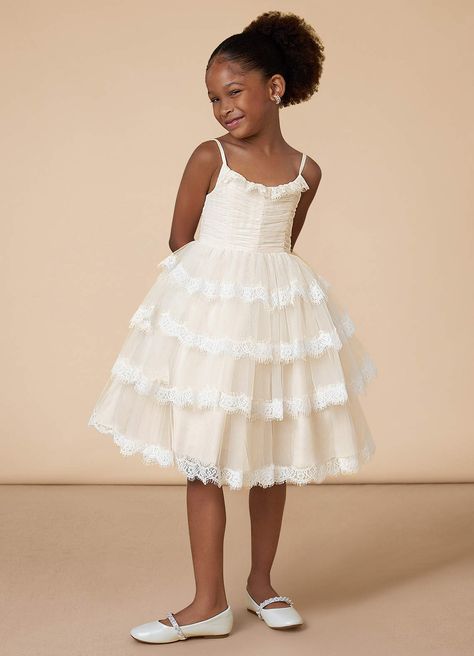 Neutral Flower Girl Dresses, Flower Girl Dresses Off White, Flower Girl Beige Dress, Classic Flower Girl Dress, Off White Flower Girl Dresses Ivory, Unique Flower Girl Dresses, Petal Flower Girl Dress, Flower Girl Dress, Whimsy Flowers