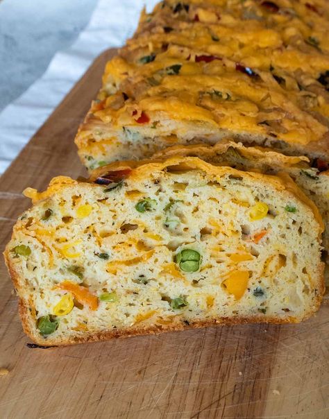 Savory Breakfast Bread, Gluten Free Quick Bread Recipes, Gf Bread Recipe, Gluten Free Quick Bread, Savory Bread Recipe, Gluten Free Yeast Free, Recipes Savory, Pan Sin Gluten, Breakfast Bread Recipes