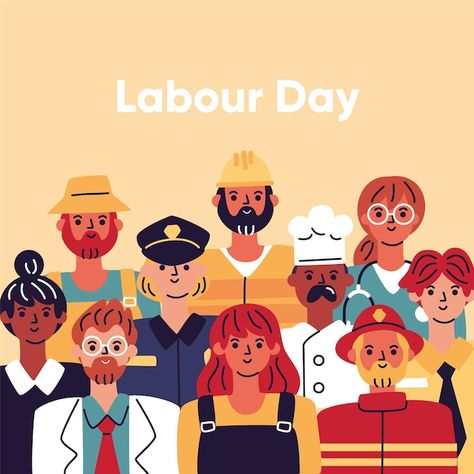 Hand drawn labour day illustration | Free Vector #Freepik #freevector #labor-day #international-day #labours-day #labour Labor Day Usa, International Workers Day, Workers Day, Illustration Story, Day Illustration, Isometric Design, Modelos 3d, Grafic Design, Happy Labor Day