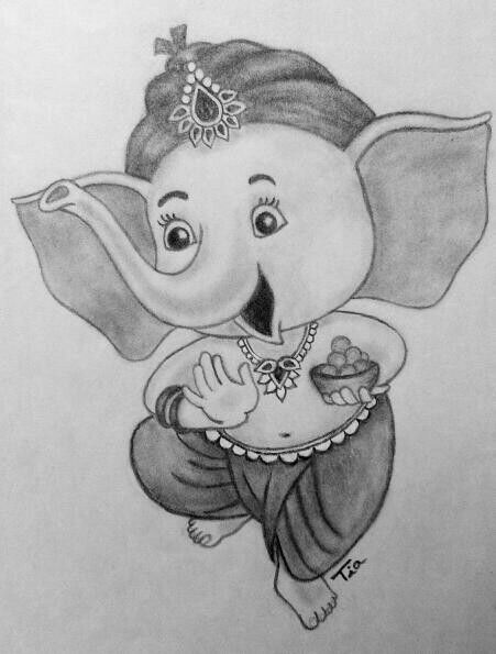 Vinayaka Pencil Drawing, Cute Ganpati Bappa Sketch, Lachit Borphukan Drawing, Ganpati Bappa Pencil Drawing, Pillaiyar Drawing, Sketch Of Ganpati Bappa, Cute Ganesha Drawing Sketches, Ganpati Sketch Easy, Ganapati Drawing Pencil