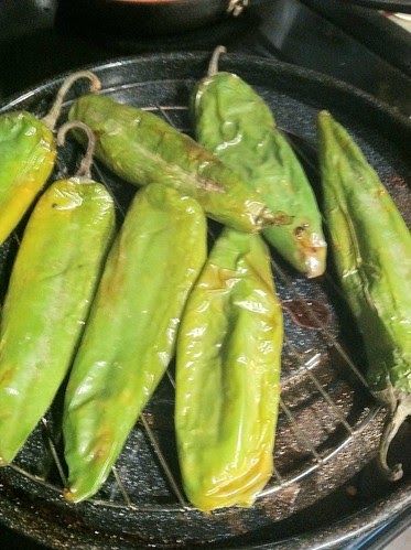 Roasted Anaheim Peppers l A former neighbor showed me how to make Chili Rellenos from scratch 30 years ago with fresh Anaheim Peppers.  ... Anaheim Chili Recipes, Chili Rellenos Recipe, Anaheim Peppers, Roasted Green Chili, Chili Relleno, How To Make Chili, Stuffed Anaheim Peppers, Bell Pepper Recipes, Homemade Chili