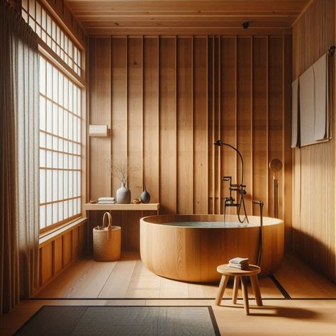 Teahouse Design, Contemporary Japanese Interior, Japanese Living Room Ideas, Japanese Bathroom Ideas, Japandi Kitchen Ideas, Japanese Bedroom Ideas, Japanese Bathrooms, Indoor Zen Garden, Japanese Bathroom Design