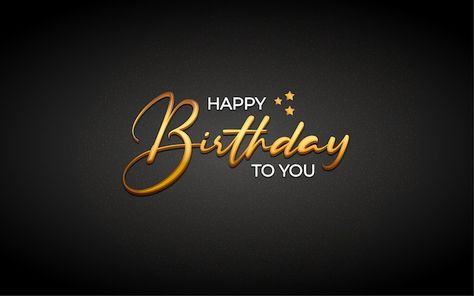 Vector happy birthday background templat... | Premium Vector #Freepik #vector #happy-birthday-gift #birthday-balloons #happy-birthday-3d #happy-birthday-gold Birthday Background Template, Happy Birthday Hd, Happy Birthday Logo, Christmas Wishes Messages, Happy Birthday Font, Happy Birthday Background, Text Editing, Birthday Logo, Friendship Quotes Images