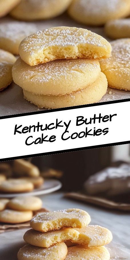 Crumbl Kentucky Butter Cake Cookies are a delectable blend of moist, buttery cake flavors and crispy cookie textures. Perfectly golden on the outside and wonderfully soft on the inside, these cookies capture the essence of a traditional Kentucky butter cake in every bite. Enjoy these treats as a delightful dessert or a sweet afternoon snack. Kentucky Butter Cake Cookies Crumbl, Tea Cake Cookies Southern Style, Kentucky Butter Cookies Recipe, Crumbl Wedding Cake Cookie, Kentucky Butter Cake Cookies Recipe, Mini Butter Cake, Kentucky Butter Cookies, Butter Ball Cookies, Pink Sugar Cookie Recipe