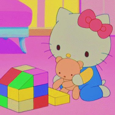 Kidcore Pfp, Kidcore Wallpaper, Soft Kidcore Aesthetic, Soft Kidcore, Nostalgic Aesthetic, Kidcore Aesthetic, Hello Kitty Themes, Hello Kitty Backgrounds, Hello Kitty Art