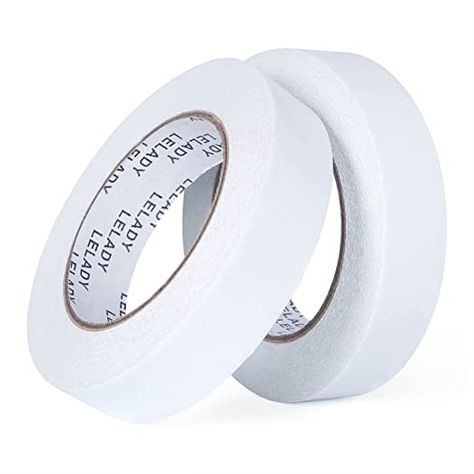 AmazonSmile: LELADY Double Sided Tape 1/2 Inch x 40 Yards- 4 Rolls Double-Sided Adhesive Sticky Tape, High Adhesive Double-Sided Tape, for Arts, Crafts, Office School Stationery Supplies : Office Products Double Tape, Double Sided Adhesive Tape, Vacation Bible School, Double Sided Adhesive, School Stationery, Double Sided Tape, Duct Tape, Office Products, Strong Adhesive