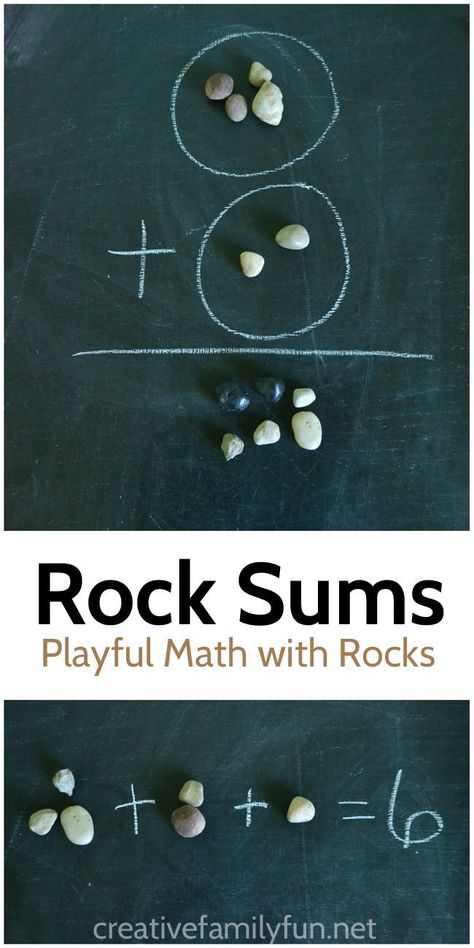 Illustrate math problems with rocks - a simple way to help kids who are learning addition. Math Manipulative, Waldorf Math, Outdoor Learning Activities, Math Activities For Kids, Math Manipulatives, Outdoor Education, Math Activity, Outdoor Classroom, Homeschool Math